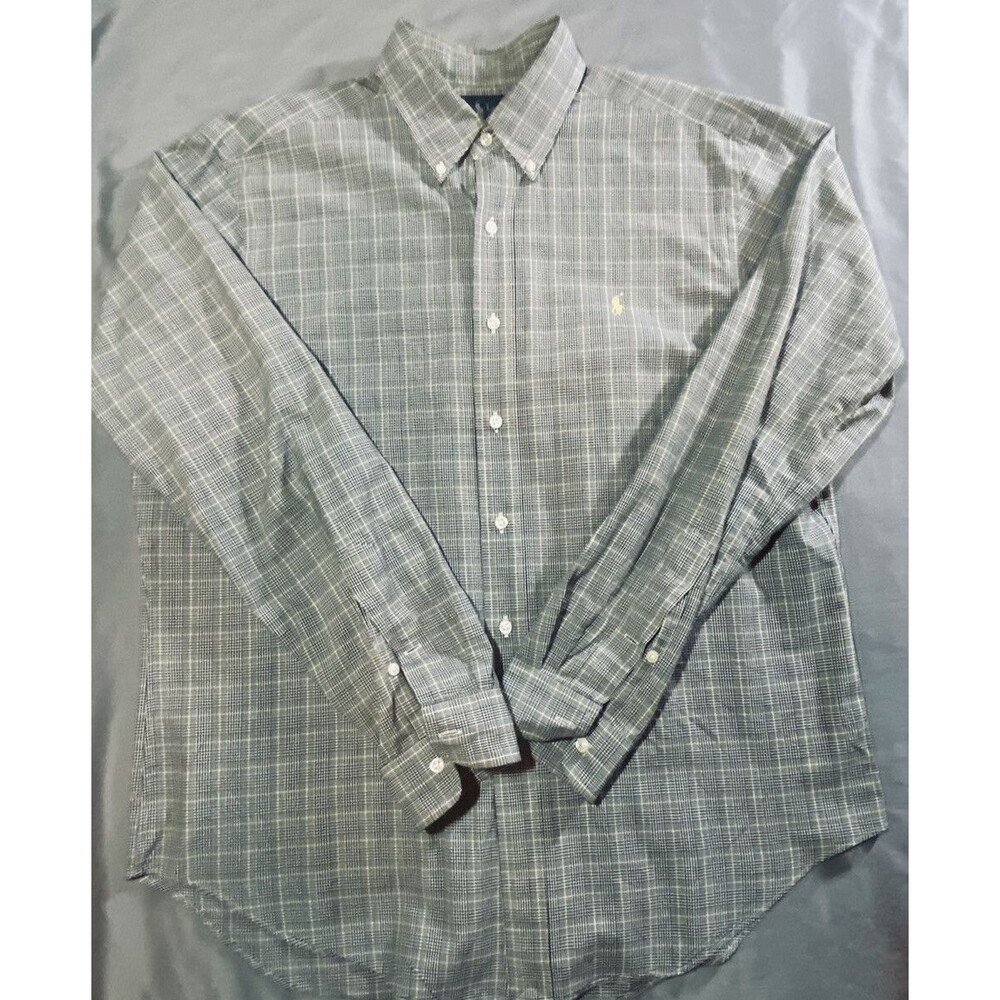 Polo Ralph Lauren Mens Classic Fit Long Sleeve Button Down Shirt Size L